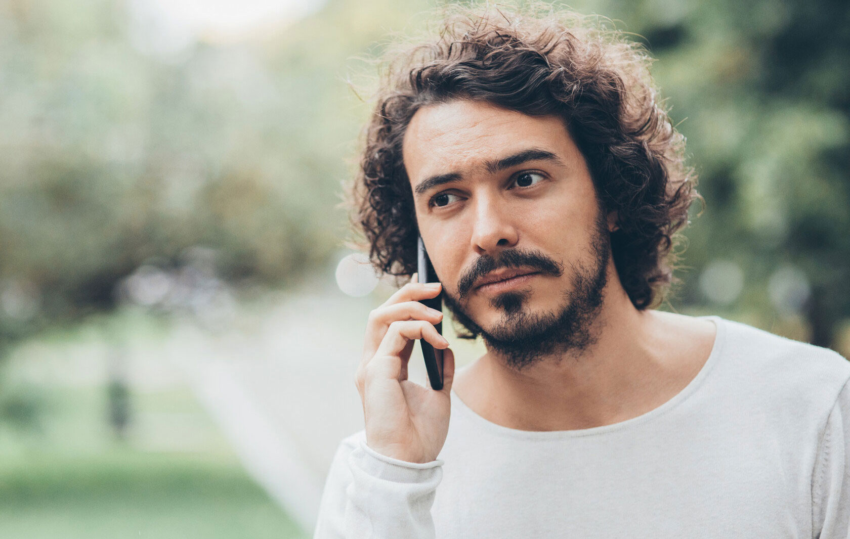 Man holding a phone