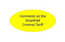Simplified Criminal Tariff