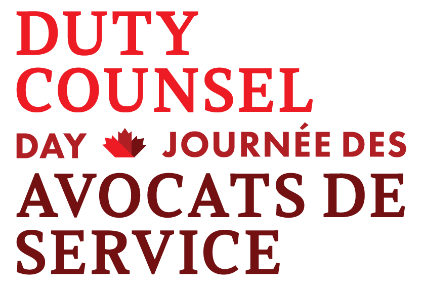 Duty Counsel Day logo in red