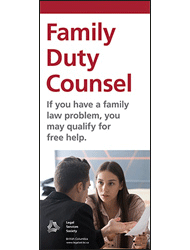 family duty counsel brochure