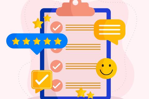 Graphic of feedback form