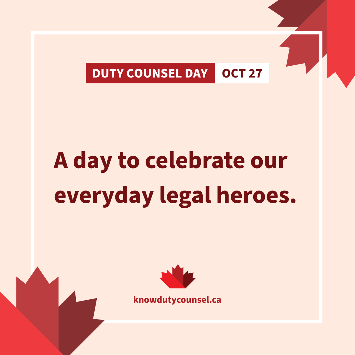 Duty Counsel Day graphic